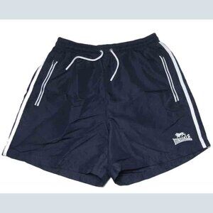 NWOT Lonsdale London Athletic Shorts Navy Blue White Men's Size Small